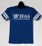 Men's IFAS Blue Football-Style T-Shirt
