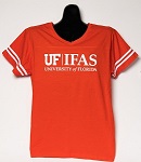 Women's IFAS Orange Football-Style T-Shirt